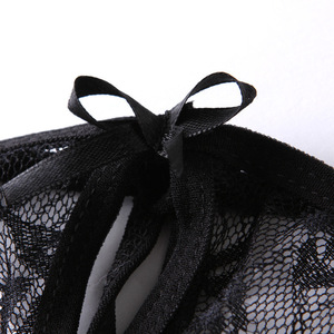 Lingerie sexy, culotte trois points, string, sous-vêtements érotiques pour femmes, entrejambe ouvert, design sans retraitement, dentelle en tulle, modèle A004 standard - Product Image 3