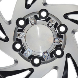 Roulements, moyeux de roues pour voiture, <span class=keywords><strong>15</strong></span> <span class=keywords><strong>pouces</strong></span>, alliage d'aluminium noir, 4x4, vente en gros, <span class=keywords><strong>jantes</strong></span> en fonte pour SUV - Product Image 6