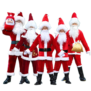 Disfraces <span class=keywords><strong>de</strong></span> Cosplay <span class=keywords><strong>de</strong></span> Terciopelo <span class=keywords><strong>de</strong></span> Lujo en Existencia <span class=keywords><strong>para</strong></span> Todas las Tallas, Disfraz <span class=keywords><strong>de</strong></span> Papá Noel <span class=keywords><strong>para</strong></span> Hombre o <span class=keywords><strong>Mujer</strong></span>, Diseño Navideño <span class=keywords><strong>de</strong></span> Halloween - Product Image 4