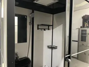 แบบพกพาสำเร็จรูปห้องน้ำ Pod ทั้งหมดในหนึ่งห้องอาบน้ำ