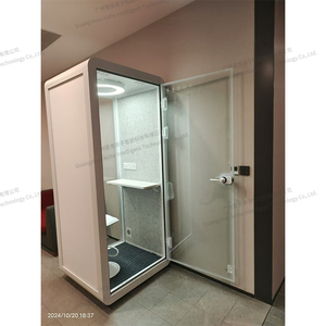 Cabina Acústica Insonorizada para Trabajo Individual, Privacidad en la Oficina, Cabina Telefónica, Sala de Reuniones Modular Flexible y Móvil - Product Image 6