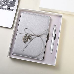 Customizable Corporate Leather Notebook Gift Set With Name <b>Card</b> Promotional A5 Kawaii Diary Birthday Journal Gift <b>Box</b> With Pen - Product Image 6