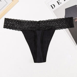 ODM/OEM Bragas Menstruale Bragas Mujer Tanga 4 capas a prueba de fugas Tanga sin costuras Período posparto T Back Ropa interior - Product Image 5