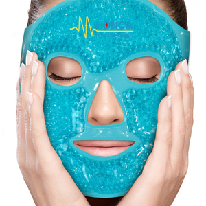 Maschera Viso Rinfrescante con Perle di Gel, Riutilizzabile, per Terapia Caldo/<span class=keywords><strong>Freddo</strong></span>, con Fodera Morbida in Peluche, per Impacchi Caldi <span class=keywords><strong>e</strong></span> Freddi - Vendita all'Ingrosso - Product Image 1