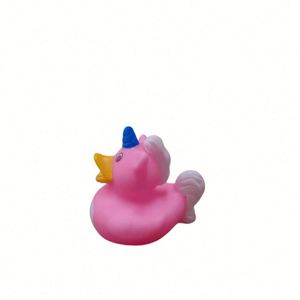New Mini Rainbow Unicorn Duck Plastic Party Decorations Birthday Gift <b>Bath</b> Water Play Sand Playing Tool 2 Inches - Product Image 2