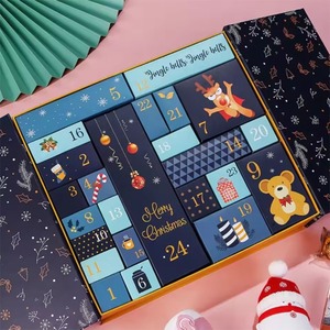 Christmas Countdown Comes to Calendar, <b>Empty</b> Surprise <b>Box</b>, Children's Party, Customizable According to Needs - Product Image 3