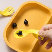 Nouveau design de plaque d'aspiration divisée en silicone pour tout-petits plat pour bébé assiette à dîner en silicone de qualité alimentaire pour bébé