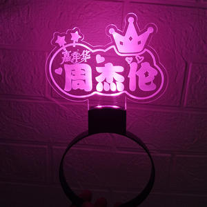 Fascia per capelli con <span class=keywords><strong>Led</strong></span> in acrilico personalizzata con archetto da concerto lampeggiante - Product Image 2