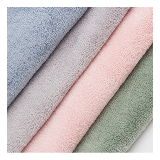 Wholesale plain 100% polyester coral wool thickened cloth pajamas children's home textiles