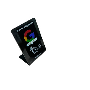 Vendita calda progrommiable NFC Yelp Trustpilot <span class=keywords><strong>Booking</strong></span> Review Tap NFC PVC Stand per ristorante, Hotel, bar - Product Image 4