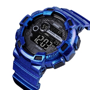 <span class=keywords><strong>SKMEI</strong></span> <span class=keywords><strong>1243</strong></span> Chrono EL Lumière 50 mètres numérique étanche qualité hommes montre - Product Image 2