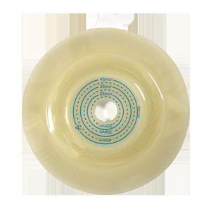 Plaque de base pour poche stomique Hdl-Hendry 4301, qualité médicale, transparente, ajustement à la taille, 5 unités avec guide de mesure - Product Image 2