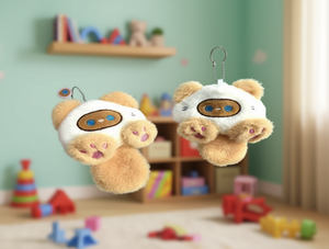 Lindos llaveros de peluche de dibujos animados en 3D, juguetes de animales de peluche suaves para niños, regalo de 10 cm - Product Image 2