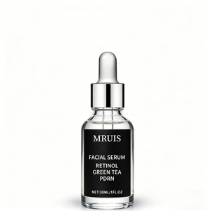 Sérum raffermissant au thé vert PDRN, <span class=keywords><strong>soin</strong></span> coréen végétalien pour les ridules et l'aplanissement de la texture de la peau, disponible en <span class=keywords><strong>coffret</strong></span> cadeau MRUIS 30ml - Product Image 2