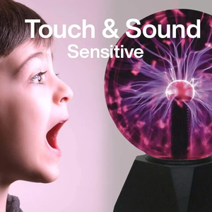 AF 6 ''cảm ứng mới và âm thanh kích hoạt <span class=keywords><strong>Lightning</strong></span> Globe món quà mới lạ Plasma Tesla Globe tĩnh Plasma bóng đèn Globe Plasma ánh sáng - Product Image 2