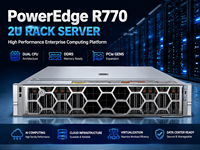 Servidor en Rack R770 2U con Procesador Intel Xeon 6, Memoria DDR5 ECC, PCIe Gen5, Servidor para Centro de Datos Empresarial