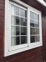 El huracán prueba de impacto ventana corredera de pvc ventanas de vidrio de oficina para casa Decoración