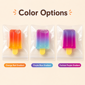 Giocattolo Antistress TOPIN in Silicone Morbido a Forma di Ghiacciolo Colorato, Regalo Sensoriale Divertente per Bambini - Product Image 3