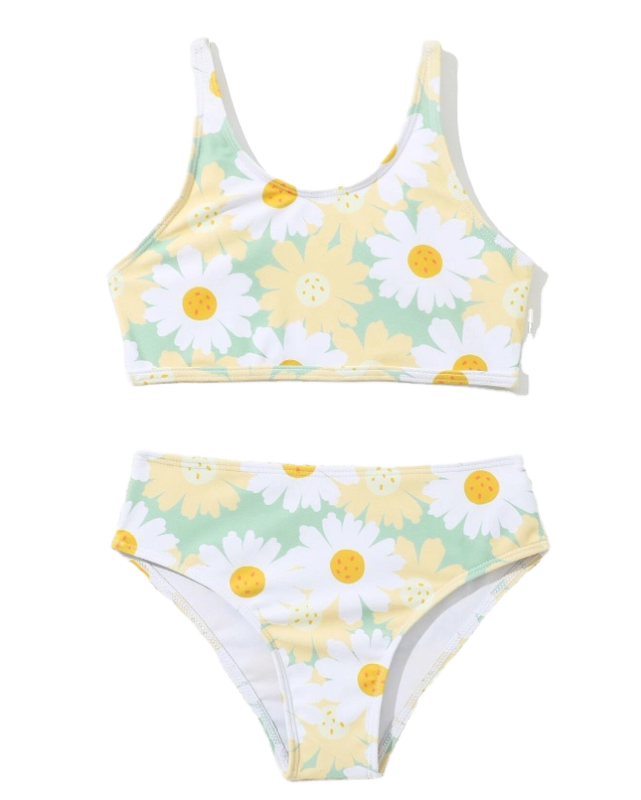 Girls Rash Guard Swimsuit 2 Piece