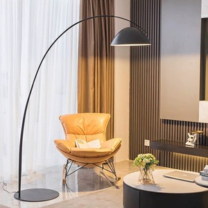 Personalised Simple Nordic Vertical Bedroom <strong>Floor</strong> <strong>Lamp</strong> Modern LED Iron Body with Metal <strong>Shade</strong> <strong>for</strong> Hotels - Product Image 3