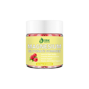 Private Label Magnesium Glycinate Gummies for Improve Sleep Quality Health Private Label Calm Mood Reduce Stress Gummies - Product Image 1