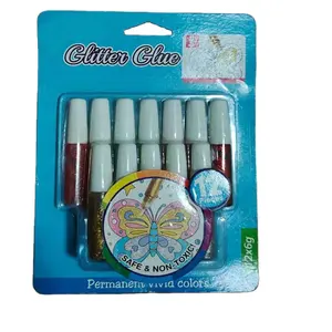 Private Label Safe Washable Multicolor Non-toxic Child Glitters Glue