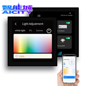 Sheng Qiong 2022 T8E Linux, Panel de Control Táctil de 4 <span class=keywords><strong>Pulgadas</strong></span>, Pantalla con Interruptor, Control Remoto, Panel de Control Inteligente para el Hogar Tuya con Alexa - Product Image 4