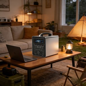 สถานีพลังงานแสงอาทิตย์แบบพกพา 400W คลื่นไซน์บริสุทธิ์ หน้าจอ LCD เครื่องกำเนิดไฟฟ้าสำหรับใช้งานกลางแจ้ง ตั้งแคมป์ ตกปลา ใช้ในกรณีฉุกเฉิน - Product Image 3