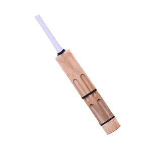 Bate de madera de sauce inglés de gran venta con mango de madera simple para práctica deportiva, entrenamiento de tenis y críquet para jugadores de equipo - Product Image 4