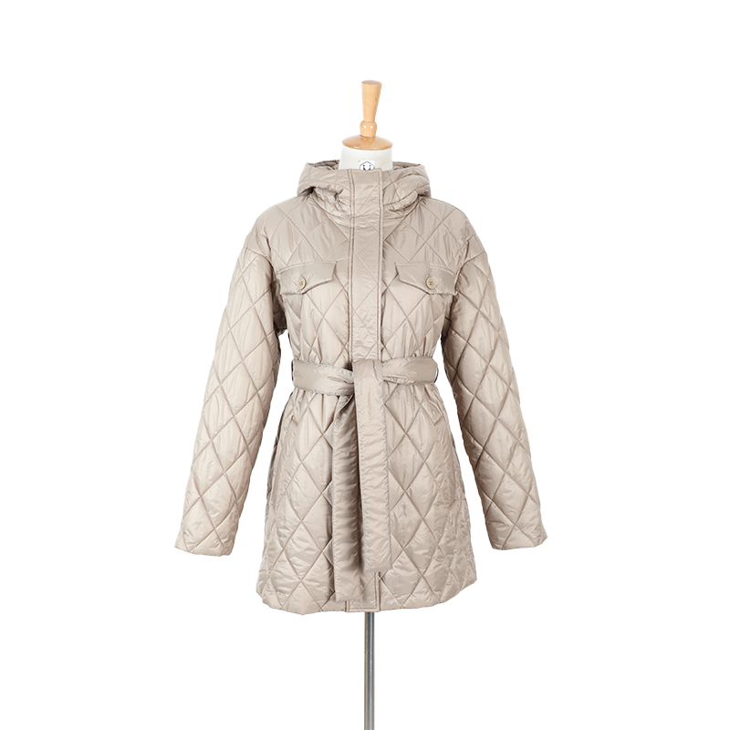 Waterproof Windproof Long Polyester Casual Coat Women Padded coat For Winter Adults