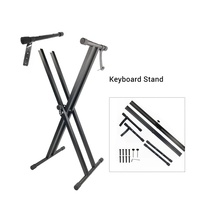 Professional Heavy Duty Adjustable X Style Digital Piano Keyboard Stand Strong Portable Stage Folding Frame Wholesale Bulk