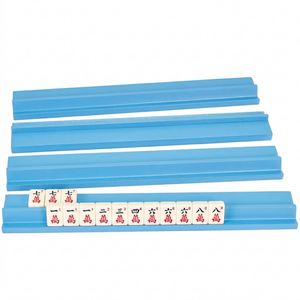Meilleure Vente : Lot de 4 Supports en Bois pour Mahjong, Poussoirs Personnalisés de 16 Pouces, Porte-Pièces de Mahjong Américain, Vente en Gros pour Mahjong Américain - Product Image 1