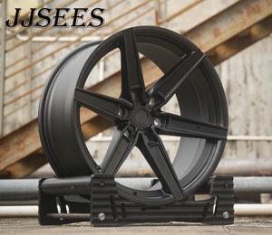 JJSEES - Llantas de Aleación de Aluminio Personalizadas para Automóviles, 18, 19, 20, 21 Pulgadas, 5x114.3, Cóncavas Profundas, Forjadas, Monobloque, para Masarati, Ferrari - Product Image 1
