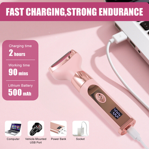 Épilateur professionnel 4 en 1 pour le corps et le visage RF-3019A - Étanche, rechargeable par USB, pour femmes - Product Image 6