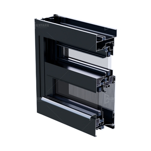 Di Alluminio In Stile americano Doppio Appeso <span class=keywords><strong>Finestra</strong></span> a Ghigliottina Verticale <span class=keywords><strong>Finestra</strong></span> <span class=keywords><strong>Scorrevole</strong></span> Con Griglia di Disegno - Product Image 2