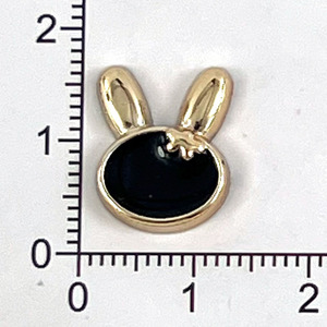 อุปกรณ์ตกแต่งเครื่องประดับรูปกระต่ายการ์ตูน DIY ทำจากเรซิ่นพลาสติกเคลือบสีหลากหลาย สำหรับเคสมือถือ รองเท้า หัวเข็มขัด และงานฝีมือ - Product Image 3
