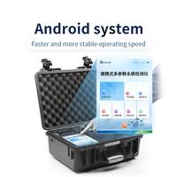 Analizador Portátil de Calidad del Agua Multiparamétrico, Digital, para pH, COD, DO, EC, Salinidad, Equipo de Prueba de Agua para Tratamiento de Aguas Residuales