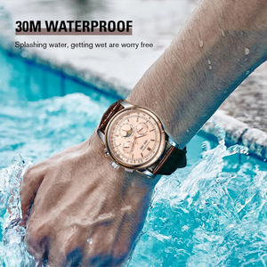 <span class=keywords><strong>Orologio</strong></span> da Polso <span class=keywords><strong>Automatico</strong></span> Forsining con Fasi Lunari, Cinturino in Vera Pelle, <span class=keywords><strong>Unisex</strong></span>, Vendita Diretta dalla Fabbrica, Solo B2B - Product Image 5