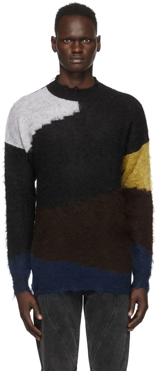 Nanteng Custom Logo Round Neck Knitwear Unisex Knit Designer Men Pullover Sweater