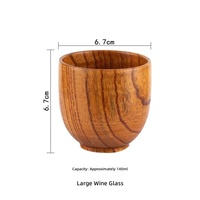 Tasse à café en bois foncé faite à la main avec soucoupe assortie, mug en bois écologique classique, logo gravé personnalisé pour la maison ou le café