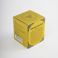 Emballage personnalisé pour soins de la peau, boîte pliante en carton doré avec fond auto-verrouillant, boîtes en papier pour crème pour le visage
