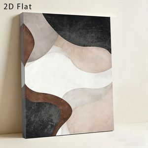 Modern Geometric Floral <b>Canvas</b> Art Panel <b>Abstract</b> Wall Hanging Picture Decor Multi-Size Living Room Bedroom Office Anniversary - Product Image 1