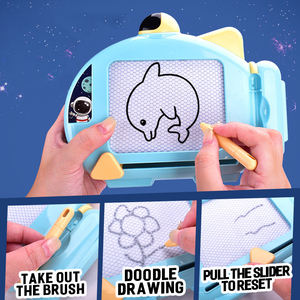 Mainan Edukasi Anak Baru, Mainan Doodle Penghilang Stres Pinball <span class=keywords><strong>2</strong></span>-in-1, Mesin Pinball Genggam, Papan Gambar Magnetik untuk Anak-Anak - Product Image 4