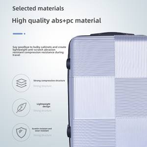 थोक नए यूनिसेक्स मल्टीफंक्शनल ट्रॉली केस हल्के यूनिवर्सल व्हील बोर्डिंग सूटकेस पुरुषों के सामान सेट - Product Image 3