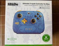 Manette sans fil 8BitDo Ultimate 3 modes pour joueur, édition spéciale 40e anniversaire, avec moteur de vibration pour Xbox One et PC