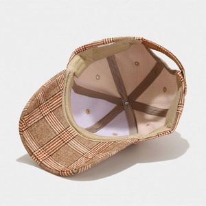 Wholesale New Houndstooth Plaid Design Baseball <b>Cap</b> for <b>Women</b> Spring Fall Autumn Sports Fashionable Checkered Sports <b>Cap</b> Hat - Product Image 6