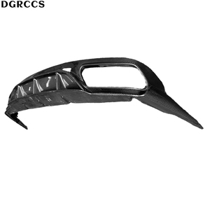 For W205 C63 C43 Coupe ED1 Style Carbon Fiber Rear Lip Rear Diffuser Bumper Lip - Product Image 3
