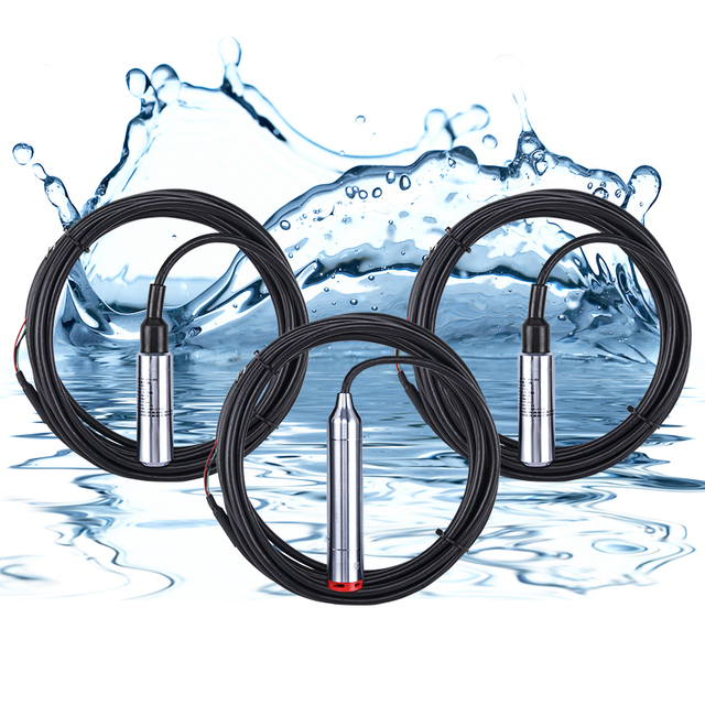 Stainless Steel Input Liquid Level Transmitter With Automatic tank Gauge Water Level Sensors for Water Tanks
