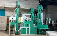 Machine à décortiquer le riz électrique à haute efficacité 900-1300 kg/h, en acier robuste, fonctionnement simple