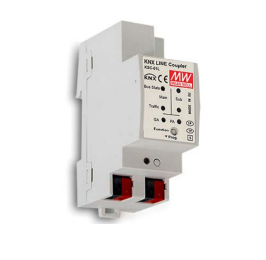 Taiwan Mean Well Genuine LED Switching Power Supply KSC-01L KNX TP Line Coupler and Repeater